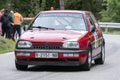 Volkswagen Golf Mk3 Racing Car on hillclimb Pujada a la Trona XVI Royalty Free Stock Photo